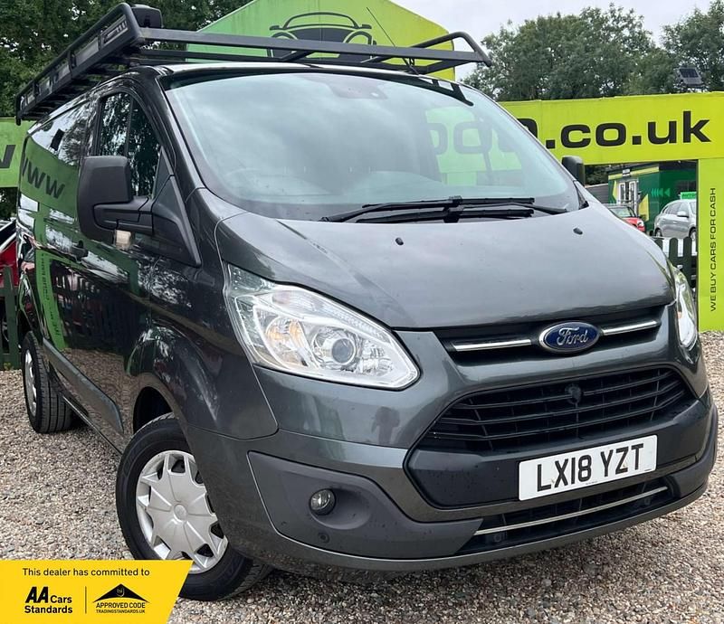 Grey Used 2018 Ford Transit Custom Trend | £6,995 (Expensive) - Image 1/4