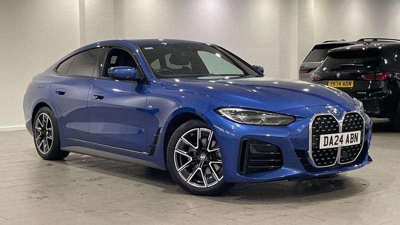Blue Used 2024 BMW 420 Gran Coupé M Sport Coupe | £32,999 (Fair price) - Image 1/4