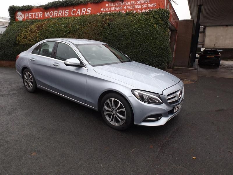 Silver Used 2015 Mercedes C200 Sedan | £12,495 (Fair price) - Image 1/4