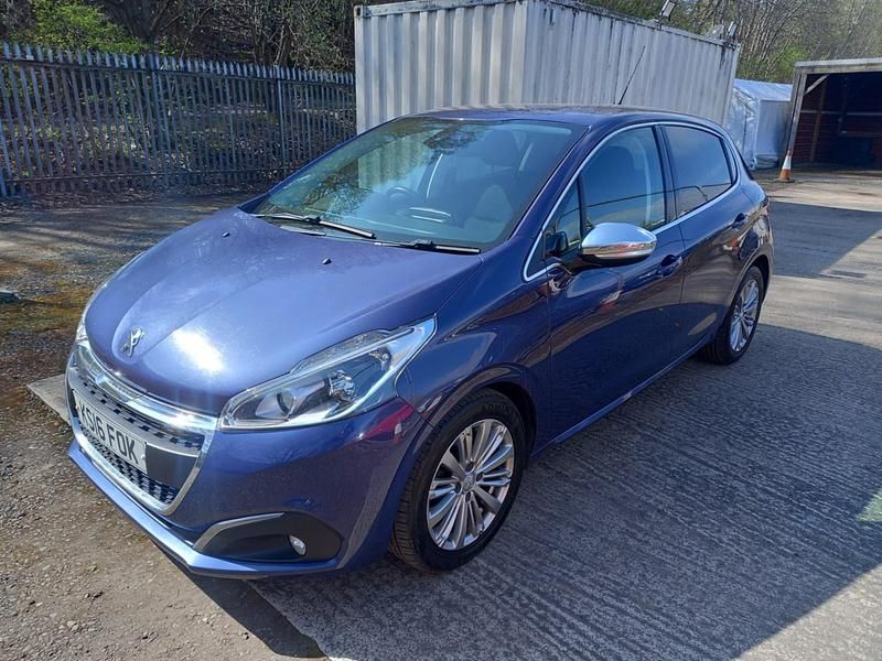 Usado Peugeot 208 Allure 2016 Azul Citadino
