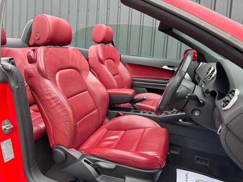 Used Audi A3 Cabriolet Sport 2013 Red Cabriolet
