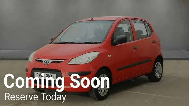 Used Hyundai i10 Classic 77 HP (56 kW) 2010 Red Hatchback