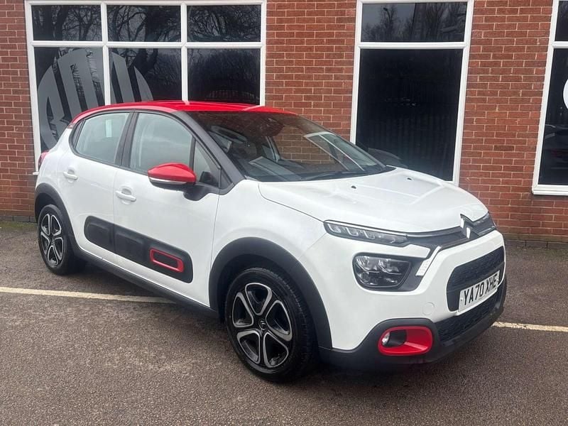 White Used 2021 Citroën C3 Feel Hatchback | £7,800 (Good price) - Image 1/4