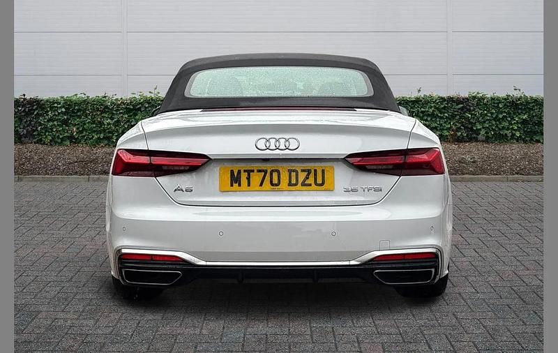 Used Audi A5 Cabriolet S-Line 147 HP (108 kW) 2020 White Cabriolet