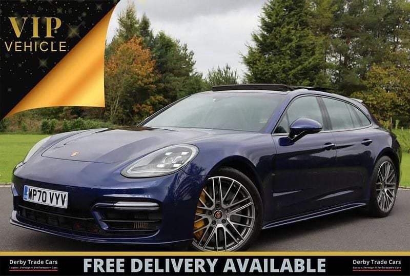 Blue Used 2020 Porsche Panamera Sport Turismo Sedan | £59,990 - Image 1/4