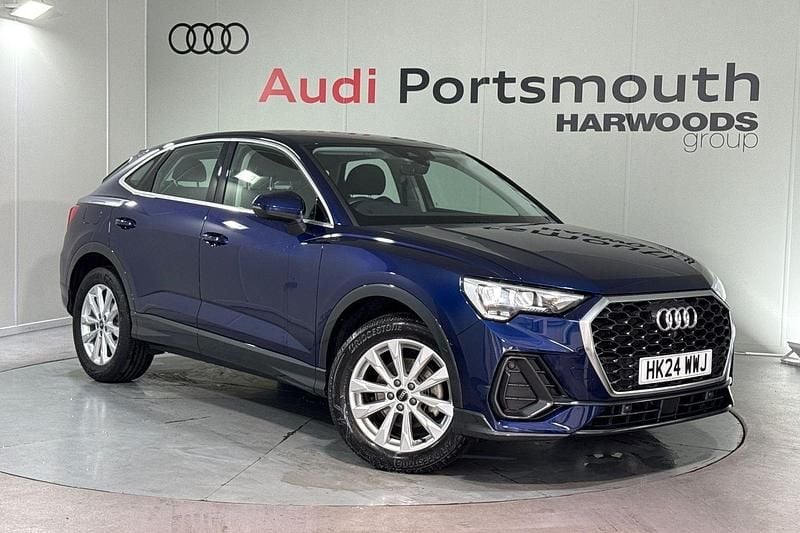 Blue Used 2024 Audi Q3 Sportback Sport SUV | £31,490 (Fair price) - Image 1/4