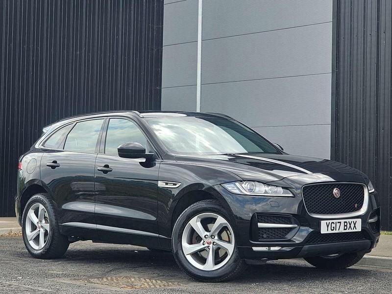 Black Used 2017 Jaguar F-Pace R-Sport SUV | £9,990 (A bit pricey) - Image 1/4