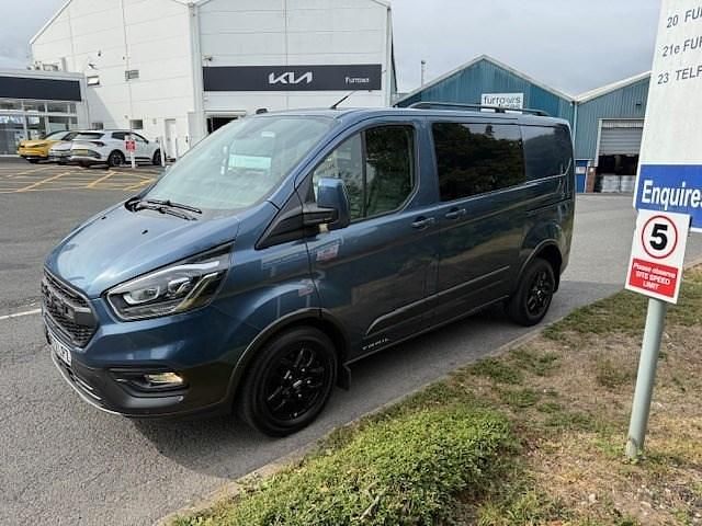 Used Ford Transit Custom 170 HP (125 kW) 2022 Blue Van