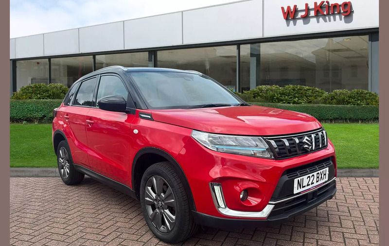 Red Used 2022 Suzuki Vitara SZ-T SUV | £15,095 (Good price) - Image 1/3