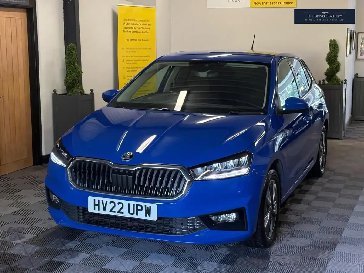 Used Skoda Fabia SE L 2022 Blue Hatchback