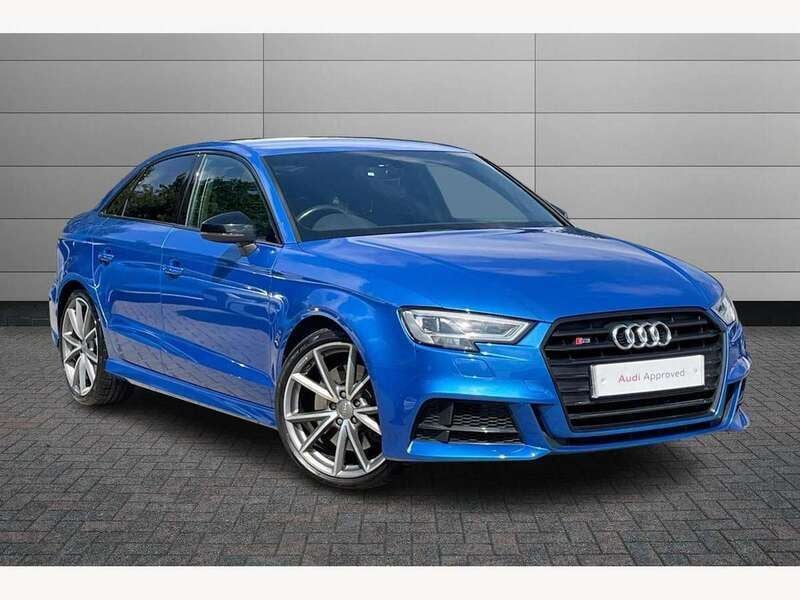 Blue Used 2018 Audi S3 Black Edition Sedan | £21,495 (Fair price) - Image 1/4