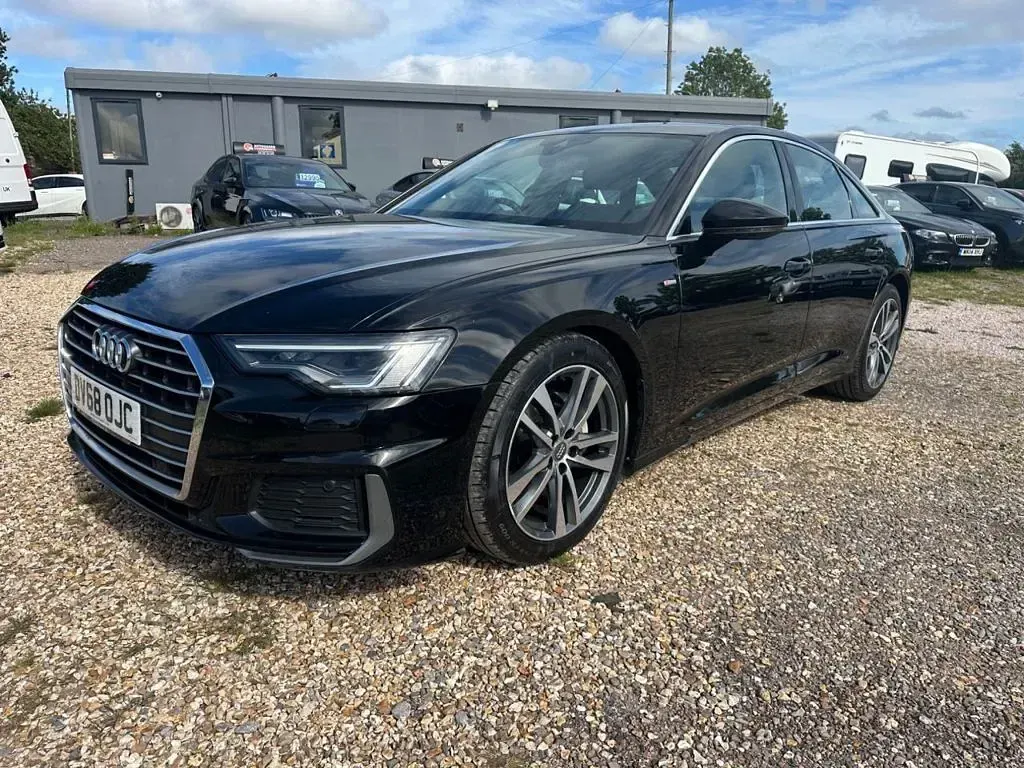 Used Audi A6 S-Line 204 HP (150 kW) 2018 Black Sedan