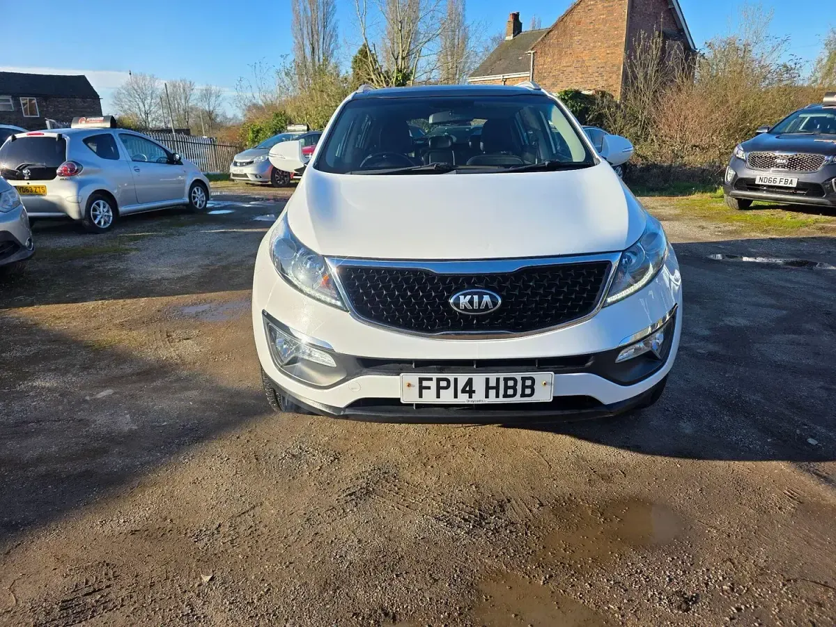Used Kia Sportage 134 HP (98 kW) 2014 White SUV