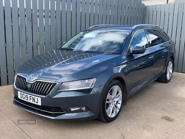 Grey Used 2019 Skoda Superb SE L Executive Estate | £16,450 (Fair price) - Image 1/4