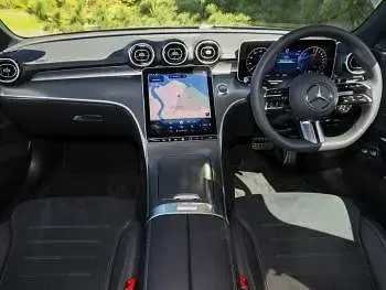 New Mercedes C300e Urban 313 HP (230 kW) 2025 Black Sedan