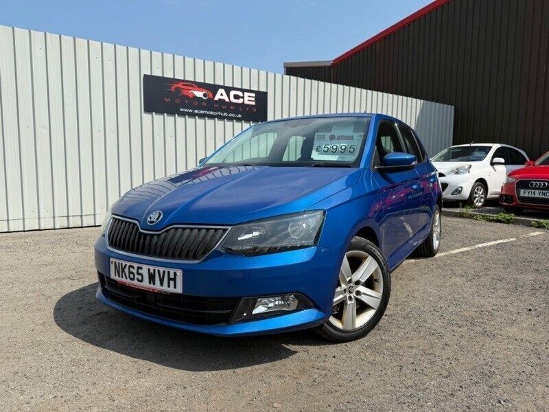 Blue Used 2015 Skoda Fabia SE L Hatchback | £5,995 (A bit pricey) - Image 1/4