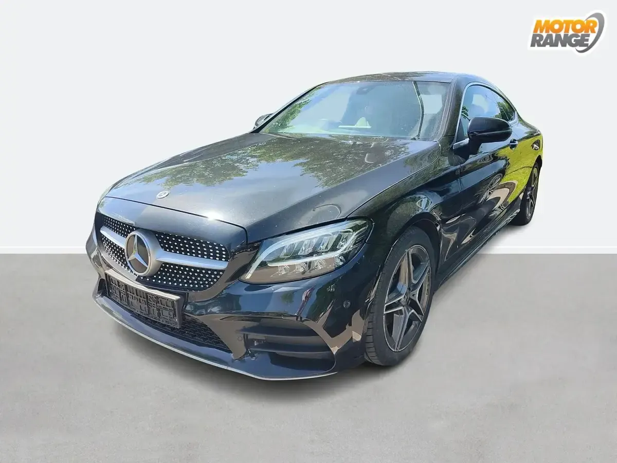 Used Mercedes C200 AMG line 184 HP (135 kW) 2019 Black Coupe