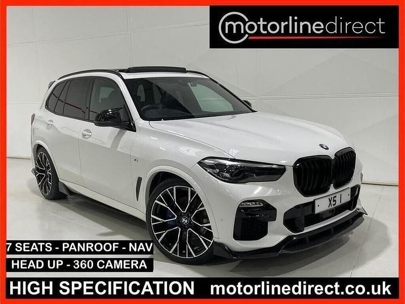 White Used 2020 BMW X5 M Sport SUV | £43,649 (A bit pricey) - Image 1/4
