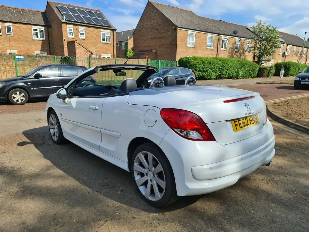 Used Peugeot 207 Roland Garros 2012 White Cabriolet