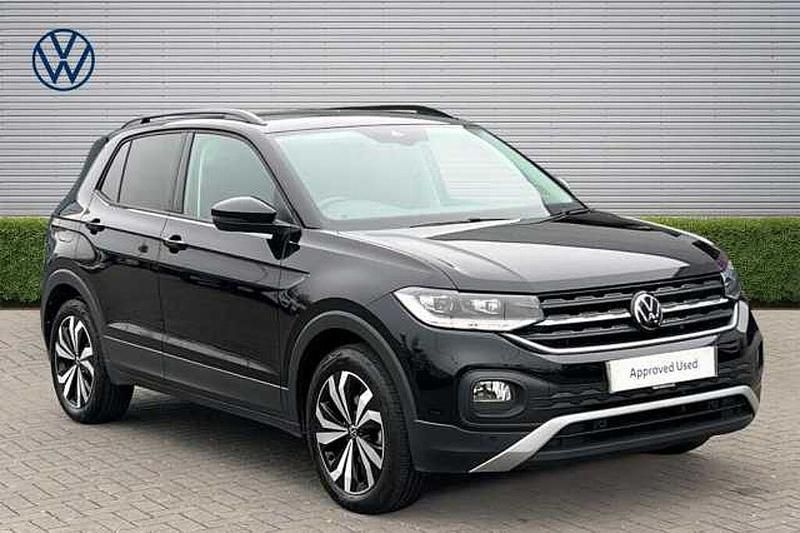 Used VW T-Cross Black Edition 110 HP (80 kW) 2023 Deep black pearl SUV