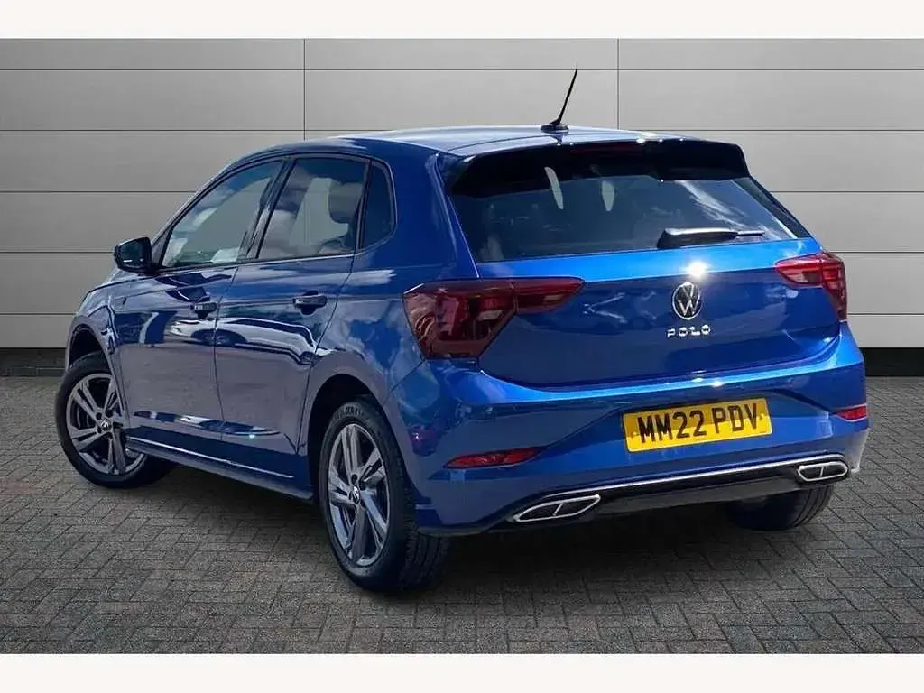 Used VW Polo R-line 95 HP (69 kW) 2022 Blue Hatchback