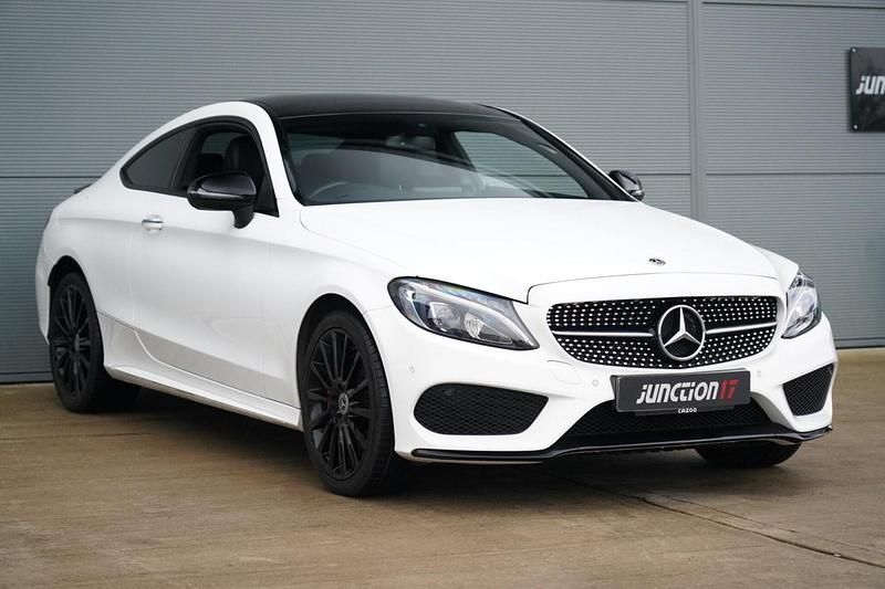 Used Mercedes C200 AMG Line Premium 2017 White Coupe