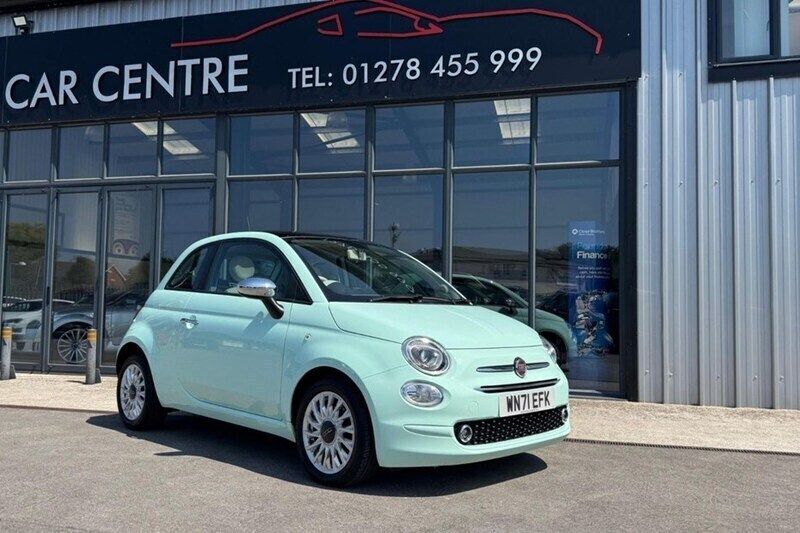 Green Used 2021 Fiat 500 Lounge Hatchback | £8,495 (Fair price) - Image 1/1