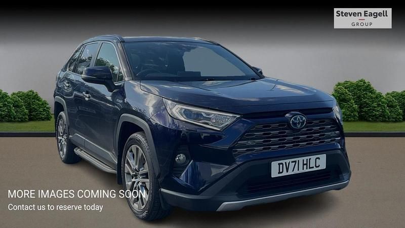 Blue Used 2021 Toyota RAV4 Hybrid SUV | £29,886 (Expensive) - Image 1/4