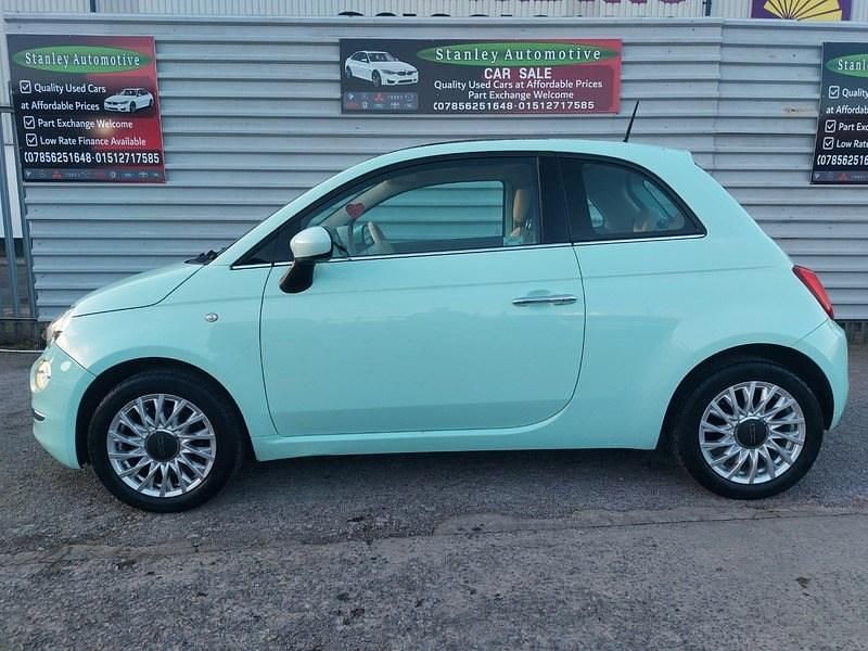 Used Fiat 500 Lounge 2015 Green Hatchback