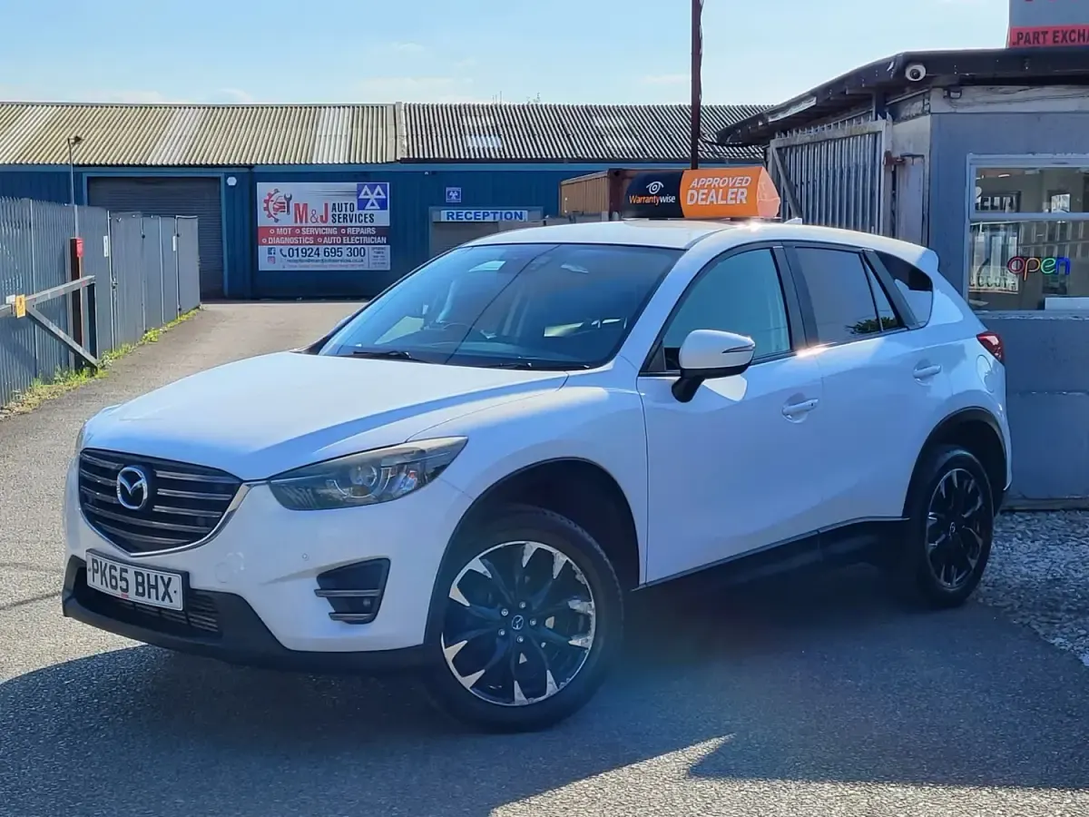 Second-hand Mazda CX-5 Inclusive 175 CP (128 kW) 2015 Alb SUV