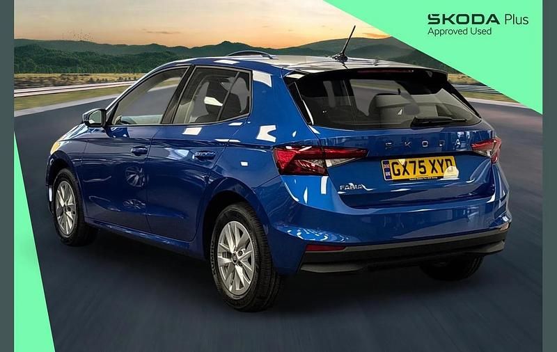 New Skoda Fabia SE 113 HP (83 kW) 2025 Blue Hatchback