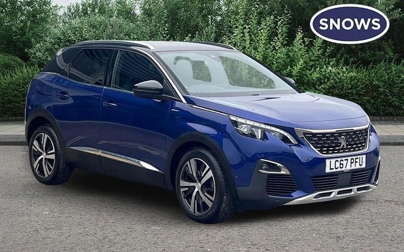 Used Peugeot 3008 GT-line 165 HP (121 kW) 2017 Blue SUV