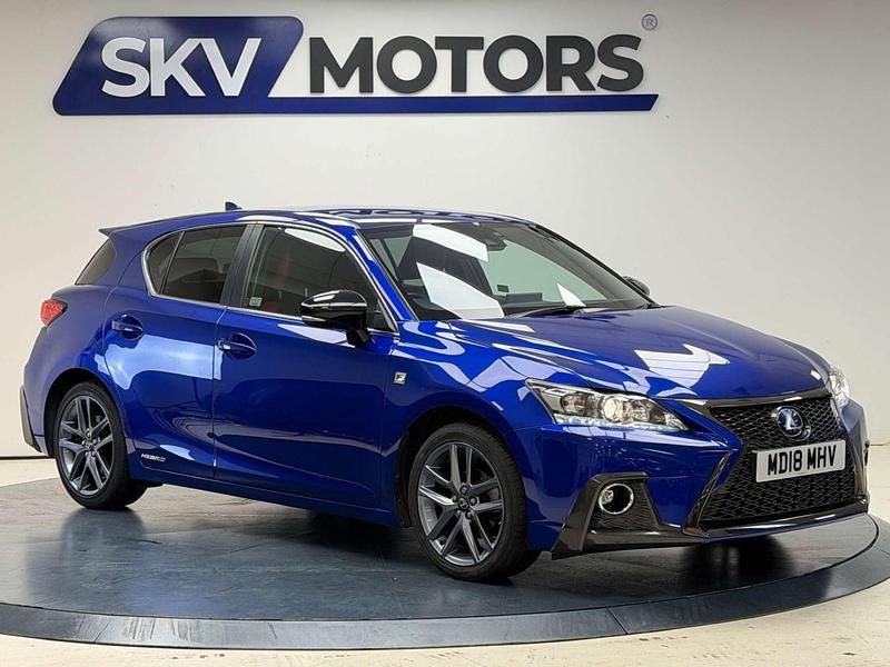 Blue Used 2018 Lexus CT200h Sport Line Hatchback | £14,275 (Fair price) - Image 1/4