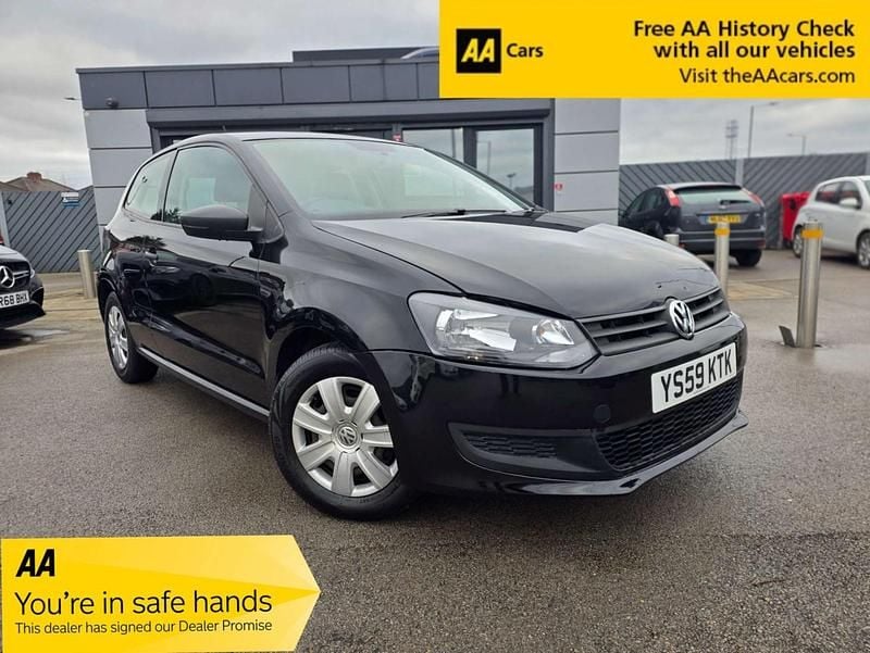 Black Used 2010 VW Polo S Hatchback | £2,495 (Good price) - Image 1/4