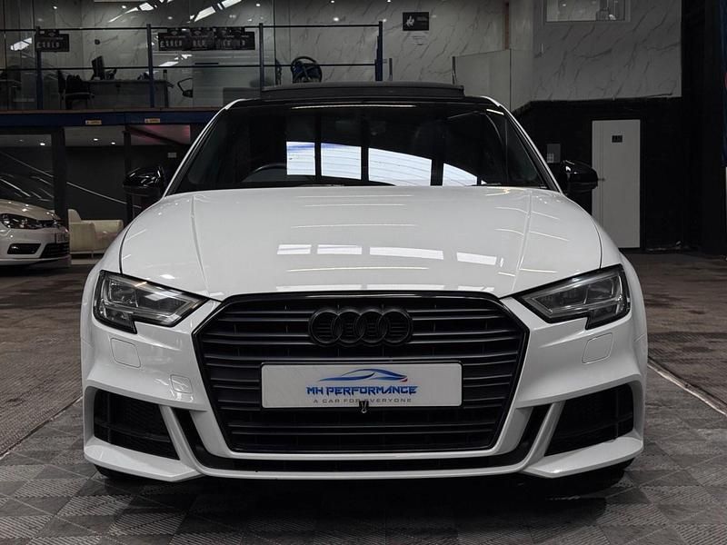 Used Audi A3 Black Edition 150 HP (110 kW) 2017 White Sedan