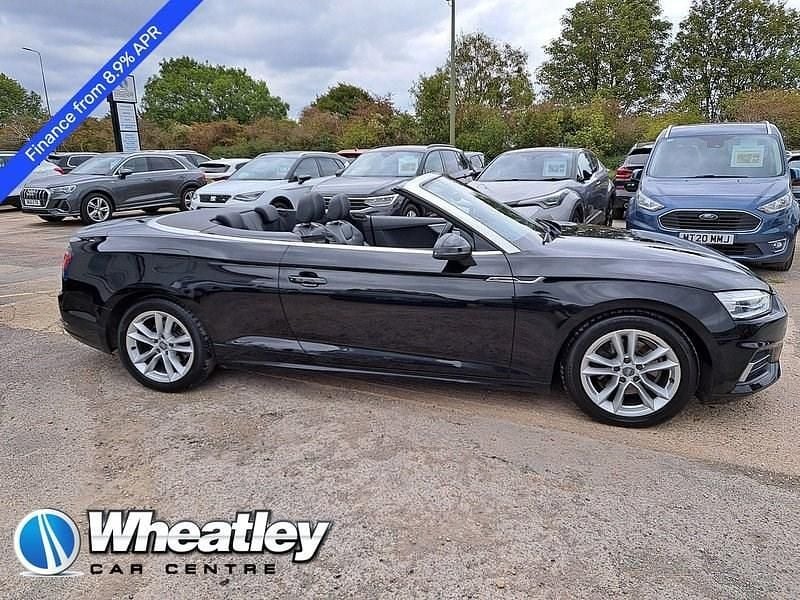 Black Used 2017 Audi A5 Cabriolet Sport Cabriolet | £13,757 (Super price) - Image 1/4