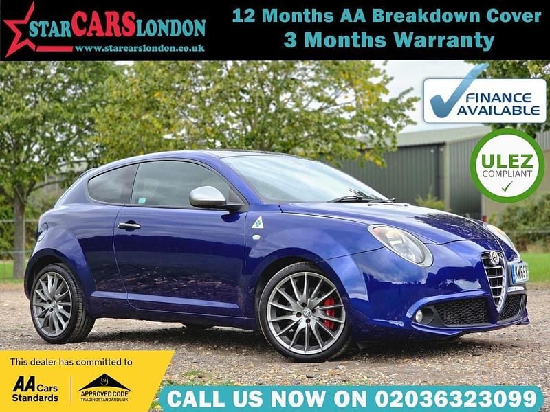 Blue Used 2015 Alfa Romeo MiTo Quadrifoglio Verde Hatchback | £6,500 (Fair price) - Image 1/4