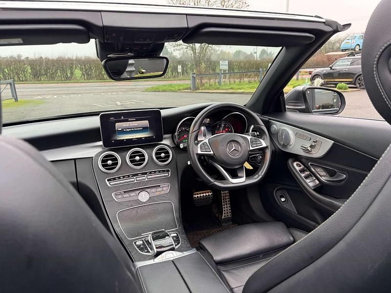 Used Mercedes C220 AMG Line Premium Plus 2018 Grey Cabriolet