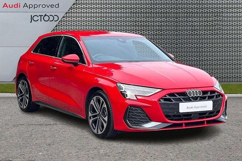 Red Used 2025 Audi A3 S-Line Hatchback | £25,844 (Fair price) - Image 1/4