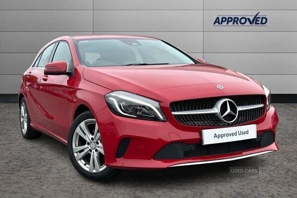 Red Used 2017 Mercedes A180 Premium Hatchback | £13,950 (Fair price) - Image 1/4