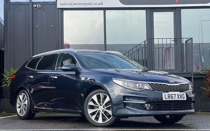 Used Kia Optima 141 HP (103 kW) 2017 Blue Estate