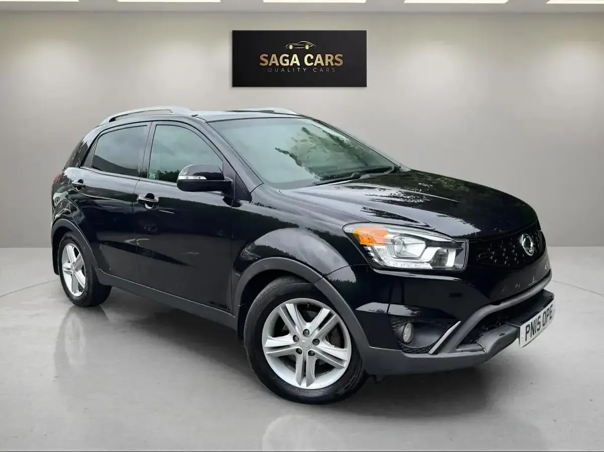 Used SsangYong Korando 2015 Black SUV