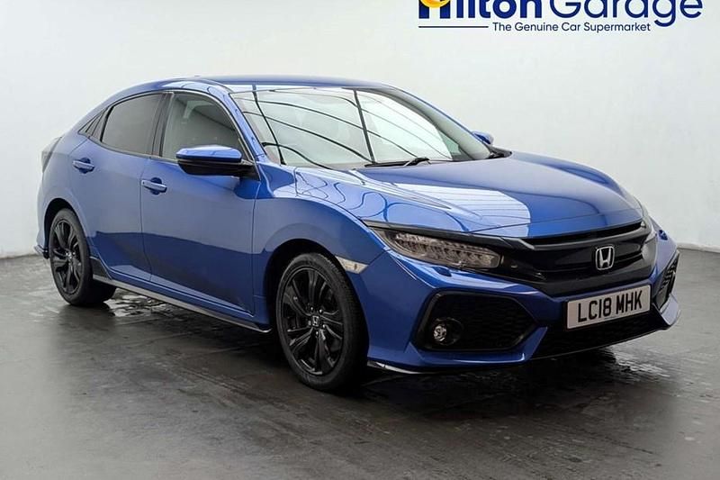 Used Honda Civic Sport 182 HP (133 kW) 2018 Blue Hatchback