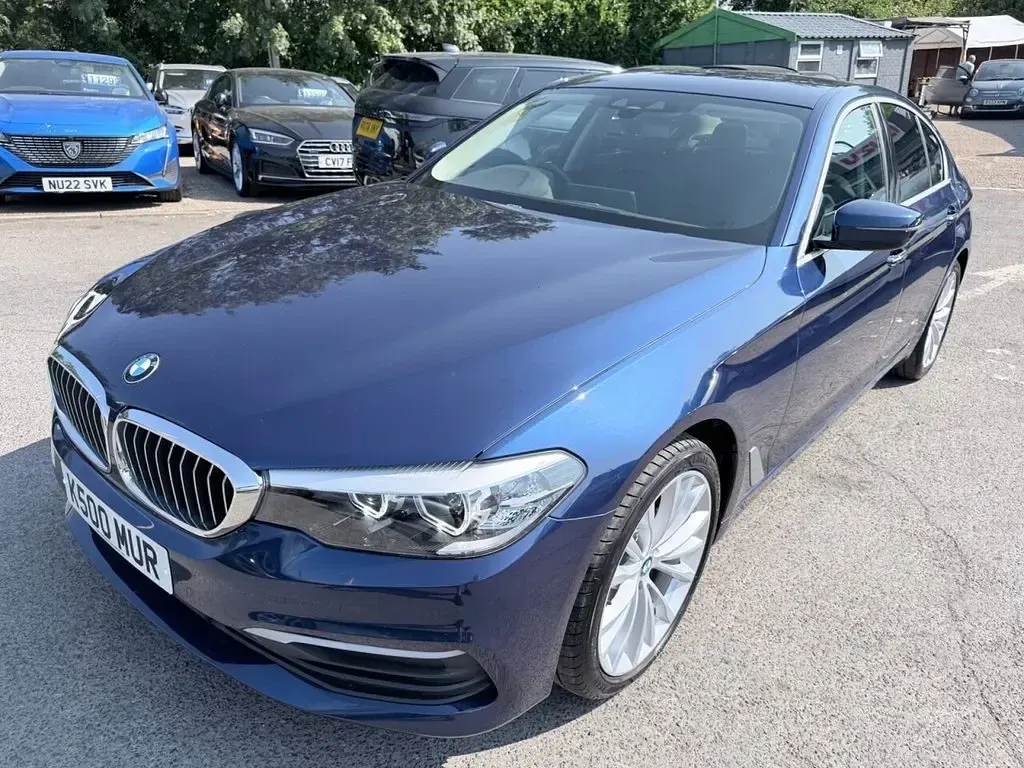 Used BMW 520 Comfort Edition 190 HP (139 kW) 2017 Blue Sedan