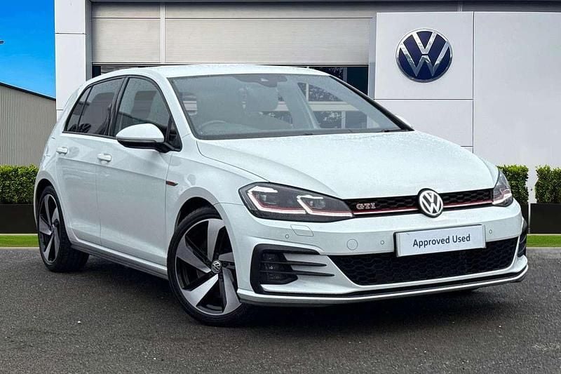 White Used 2019 VW Golf VII GTI Hatchback | £22,959 (Fair price) - Image 1/4