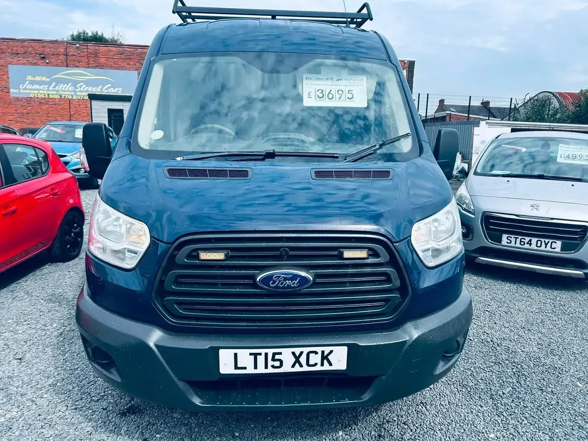 Used Ford Transit 125 HP (91 kW) 2015 Blue Van