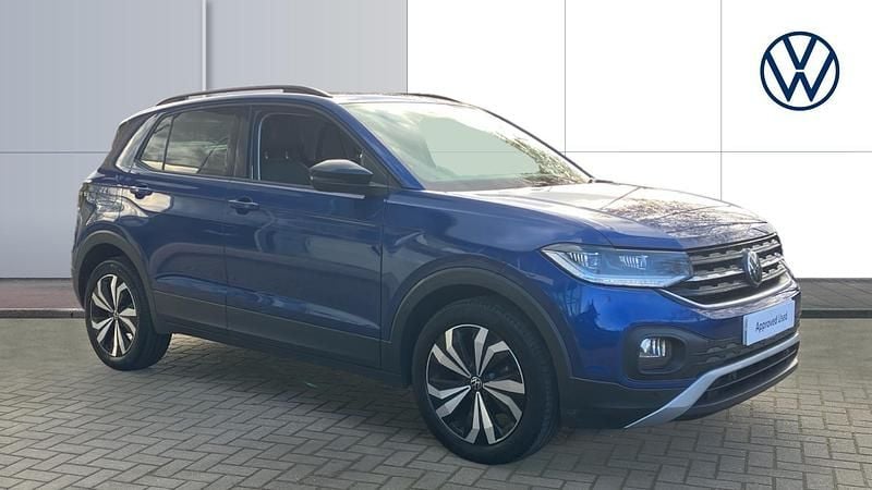 Blue Used 2022 VW T-Cross Black Edition SUV | £16,405 (Fair price) - Image 1/3
