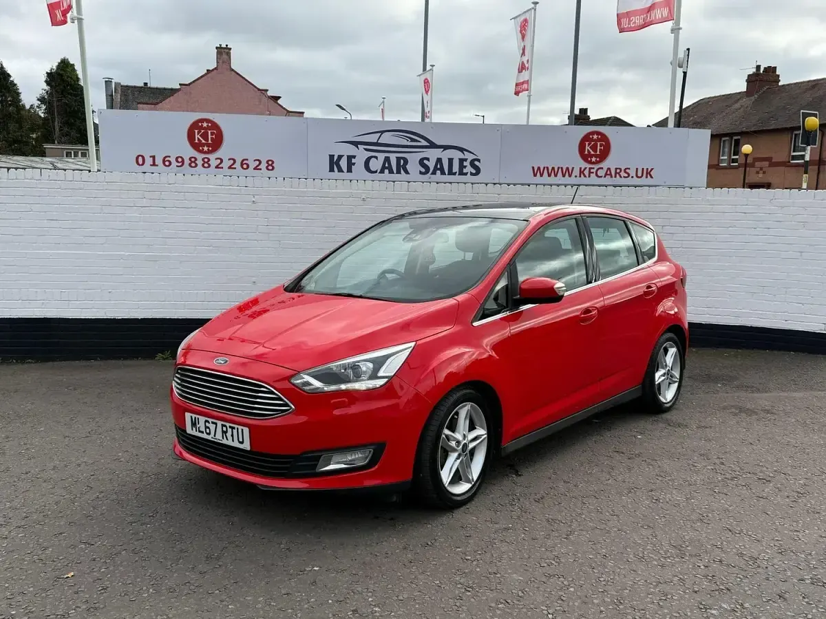 Used Ford C-MAX Titanium X 125 HP (91 kW) 2017 Red MPV