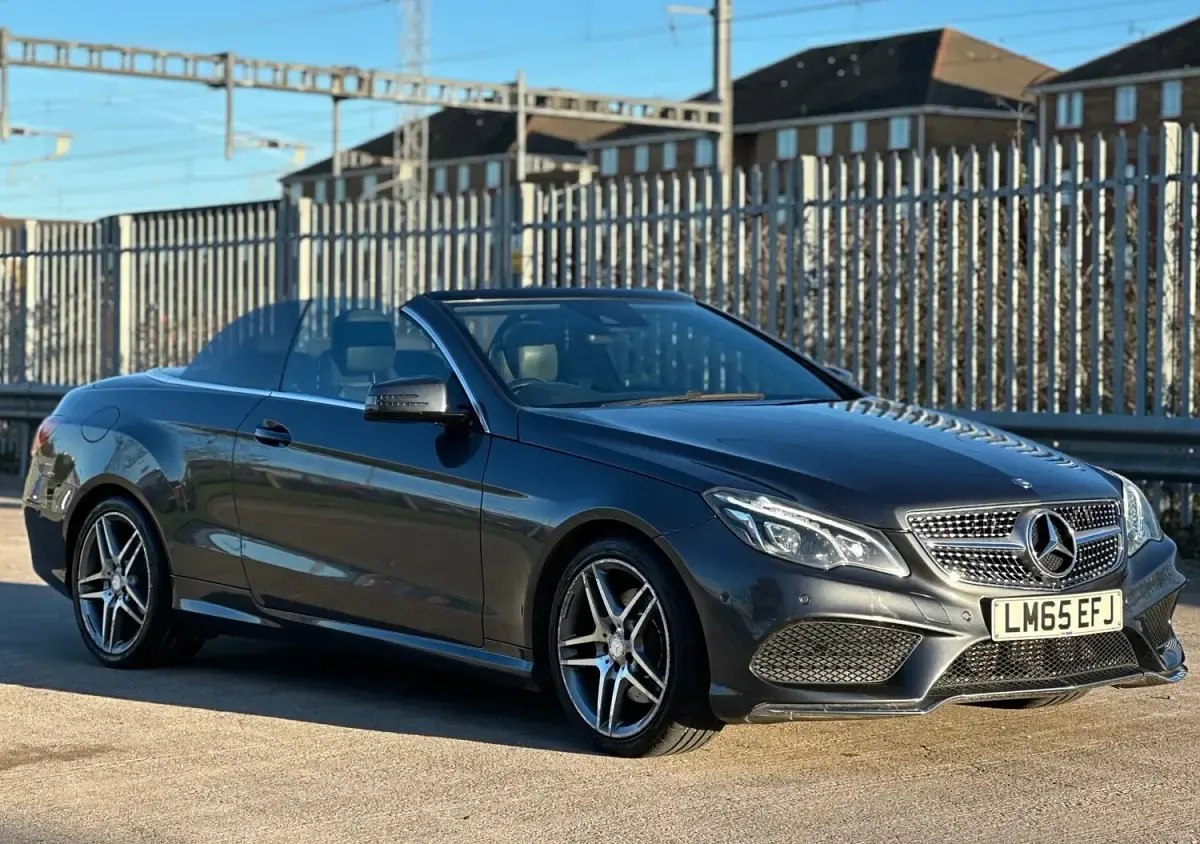 Used Mercedes E220 AMG line 2015 Grey Cabriolet