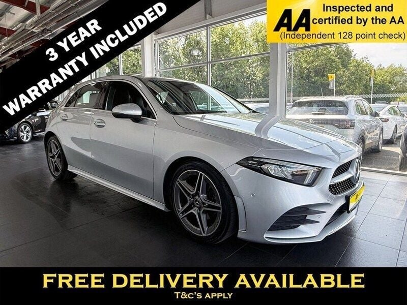 Silver Used 2019 Mercedes A180 AMG Line Premium Hatchback | £16,145 (A bit pricey) - Image 1/2